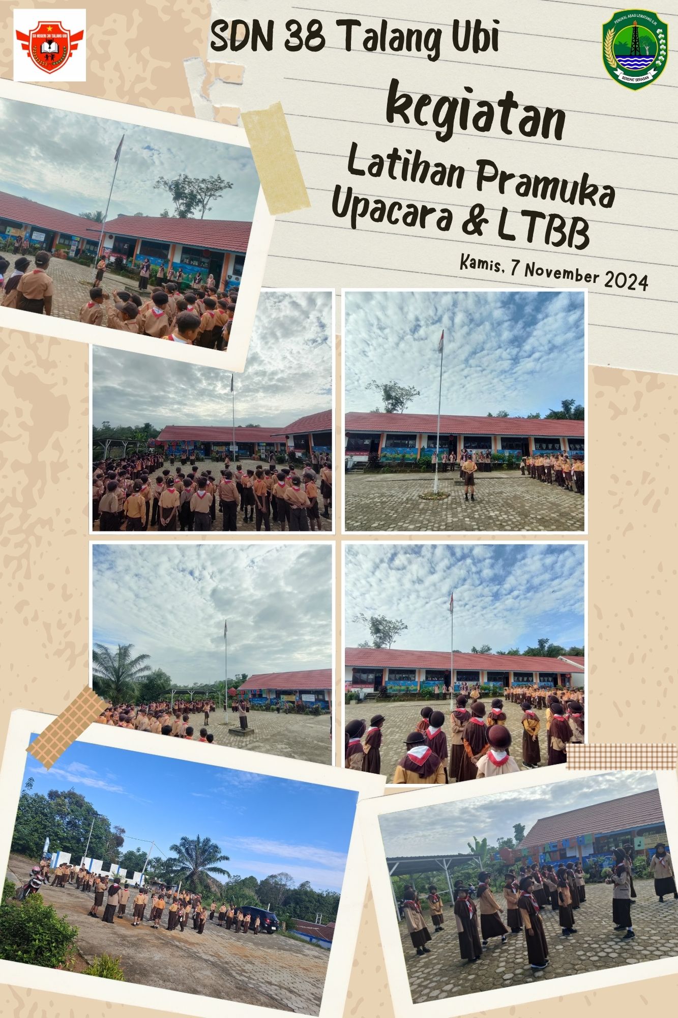 Kegiatan Pramuka Di SD 38 Talang Ubi